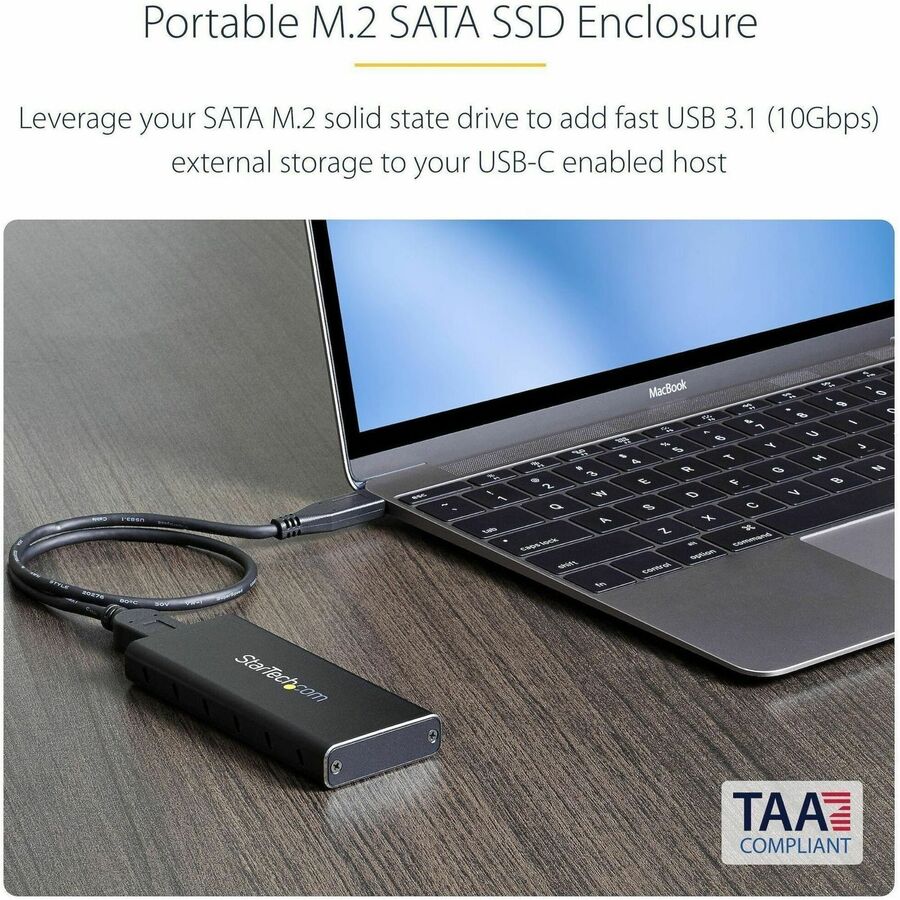 Carcasa M.2 SATA USB 3.1 TAA Carcasa M.2 SATA USB 3.1 TAA